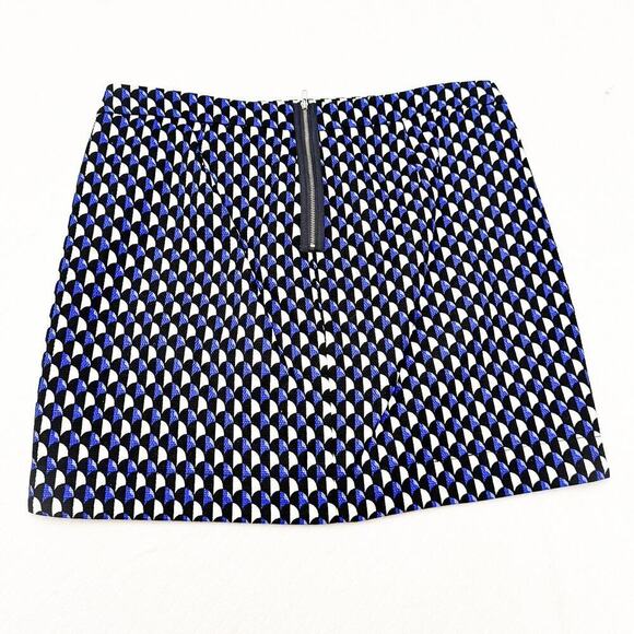J. Crew Printed Mini Skirt Patterned Print Size 10 MINT / NWOT - Picture 2 of 6